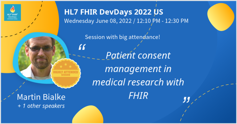Werbeplakat für HL7-FHIR® DevDays in Cleveland, Ohio
